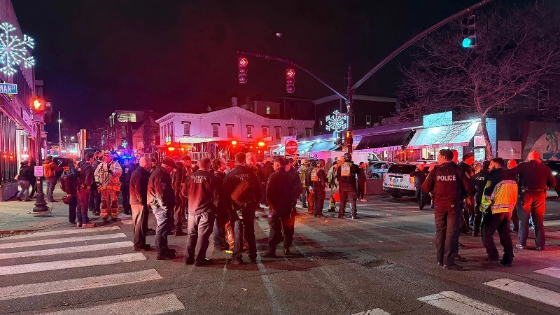 Cảnh sát phong tỏa Đại học Brown, tại thành phố Providence, bang Rhode Island, khu vực đông bắc nước Mỹ. (Ảnh: X)