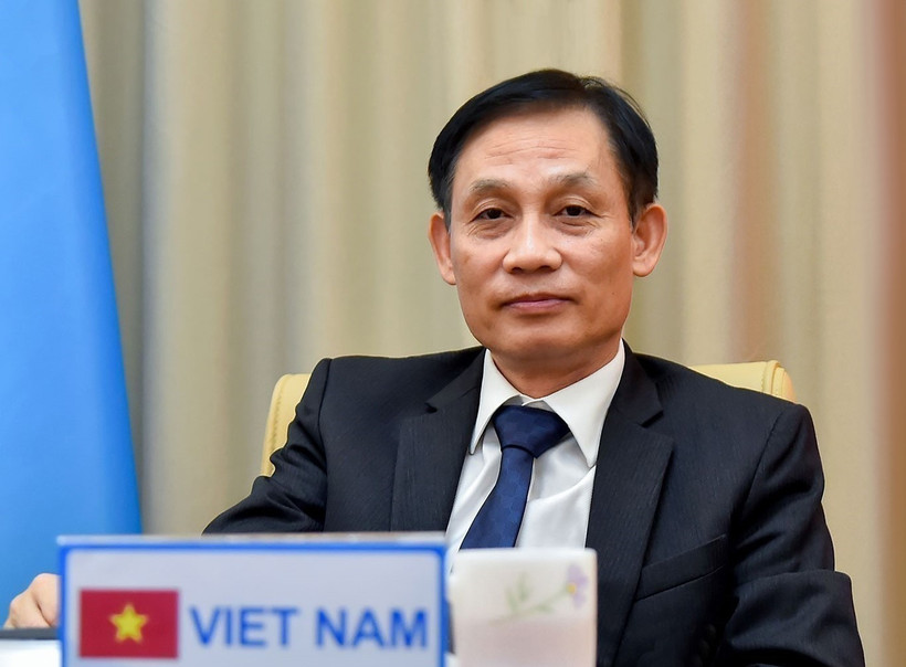 Đồng chí Lê Hoài Trung, Bí thư Trung ương Đảng, quyền Bộ trưởng ngoại giao. (Ảnh: TTXVN)