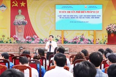 Hoạt động tuyên truyền phổ biến pháp luật tại Hà Nội.