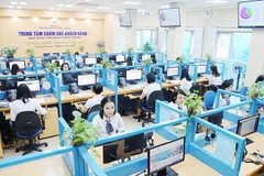 Trung tâm Chăm sóc khách hàng EVNHANOI. Ảnh: EVN