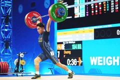 K'Dương là một trong những gương mặt trẻ xuất sắc của cử tạ Việt Nam. Ảnh: PHÚ ĐOÀN