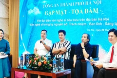 Văn nghệ sĩ trao đổi về trách nhiệm, bản lĩnh, yêu cầu thắp lửa sáng tạo và lan tỏa những giá trị đẹp đến cộng đồng. Ảnh tư liệu