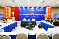 Hội thảo góp ý hoàn thiện dự thảo Luật AI. Ảnh: VĂN BAN