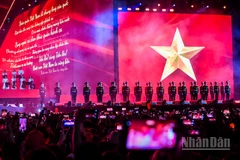 Chương trình “Tổ quốc trong tim”. (Ảnh: Thành Đạt)