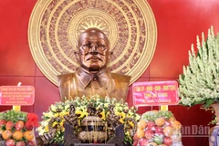 Nhân dân Mỹ Hòa Hưng tự hào về Chủ tịch Tôn Đức Thắng.