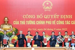 Thủ tướng Phạm Minh Chính trao Quyết định tiếp nhận, bổ nhiệm lãnh đạo một số bộ, cơ quan.