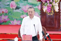 Tổng Bí thư Tô Lâm phát biểu. (Ảnh: Thống Nhất/TTXVN) 