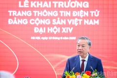 Tổng Bí thư Ban Chấp hành Trung ương Đảng Cộng sản Việt Nam - đồng chí Tô Lâm phát biểu chỉ đạo.