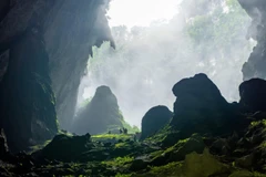 Vẻ đẹp của hang Sơn Đoòng. (Ảnh: TTXVN) 