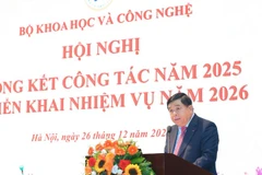 Phó Thủ tướng Nguyễn Chí Dũng phát biểu chỉ đạo định hướng phát triển ngành khoa học và công nghệ, tập trung thực hiện tốt 5 nhóm nhiệm vụ trọng tâm.