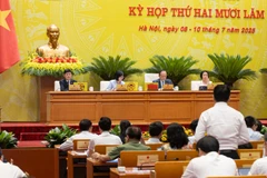 Phiên chất vấn và trả lời chất vấn tại Kỳ họp thường lệ giữa năm 2025 của Hội đồng nhân dân thành phố Hà Nội.
