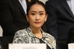 Cựu thủ tướng Thái Lan Paetongtarn Shinawatra. (Ảnh: THX/TTXVN)