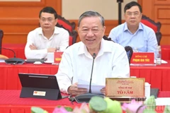 Tổng Bí thư Tô Lâm phát biểu chỉ đạo tại cuộc làm việc với Ban Thường vụ Đảng ủy Quốc hội. (Ảnh: ĐĂNG KHOA)