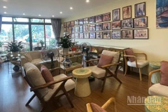 Không gian lưu niệm nhà văn Tô Hoài, tầng 2.