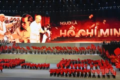 Một tiết mục trong chương trình. (Ảnh: THỦY NGUYÊN)