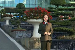 Thiếu tá, họa sĩ Bùi Hải Dương. (Ảnh: NVCC)