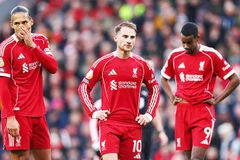 Liverpool vừa trải qua trận thua đậm thứ hai liên tiếp và rơi xuống nửa sau bảng xếp hạng Premier League.