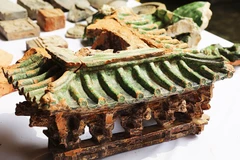 Hiện vật thể hiện kiến trúc đấu củng độc đáo tại Hoàng thành Thăng Long.