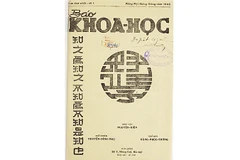 Báo Khoa học số 1 (ra ngày 1/1/1942) do kỹ sư Nguyễn Đình Thụ làm Chủ nhiệm. Ảnh: Tác giả chụp lại từ Thư viện Quốc gia Pháp