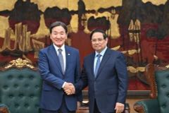 Thủ tướng Phạm Minh Chính tiếp ông Park Chang Dal, Đặc phái viên của Tổng thống Hàn Quốc. 