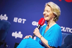 Chủ tịch EC Ursula von der Leyen tiếp tục dẫn đầu trong danh sách của Forbes. Ảnh: EUROPA