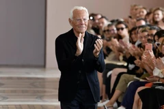 Nhà thiết kế Giorgio Armani. (Ảnh: Xinhua)