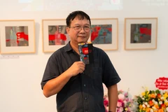Họa sĩ Nguyễn Tuấn Cường. (Ảnh: Ban Tổ chức)