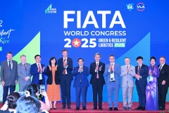 Thủ tướng Phạm Minh Chính và các đại biểu tham dự Đại hội FIATA World Congress 2025.