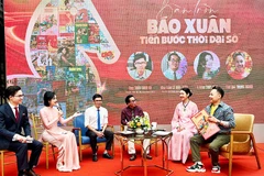 Các sự kiện tại triển lãm “Báo xuân tiến bước thời đại số” thu hút sự quan tâm của nhiều người dân và du khách.