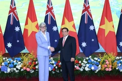 Thủ tướng Phạm Minh Chính và Toàn quyền Australia Sam Mostyn.