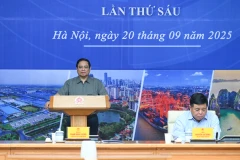 Thủ tướng Phạm Minh Chính chủ trì Hội nghị lần thứ sáu của Hội đồng Điều phối vùng Đồng bằng sông Hồng.