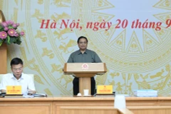 [Ảnh] Thủ tướng Phạm Minh Chính chủ trì họp Ban Chỉ đạo rà soát và tổ chức thực hiện việc xử lý vướng mắc trong hệ thống pháp luật