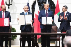 Hiệp định Abraham được ký kết năm 2020. Ảnh AFP 