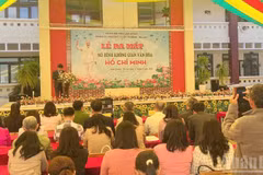 Toàn cảnh Lễ ra mắt mô hình điểm Không gian văn hóa Hồ Chí Minh tại phường Xuân Trường-Đà Lạt, tỉnh Lâm Đồng. 