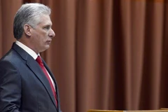 Chủ tịch Cuba Miguel Diaz Canel. (Ảnh: Tân Hoa xã)