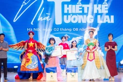 Các mẫu thiết kế của hai quán quân trong cuộc thi. (Ảnh: Ban tổ chức)