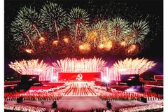 Chương trình nghệ thuật đặc biệt chào mừng thành công Đại hội XIV của Đảng. Ảnh: THÀNH ĐẠT