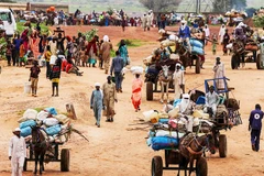 Sudan đang đối mặt khủng hoảng an ninh và đói nghèo. Ảnh: GETTY IMAGES