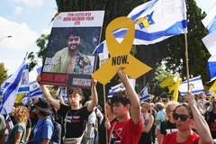 Cuộc tuần hành quy mô lớn tại Jerusalem. Ảnh: FRANCE24