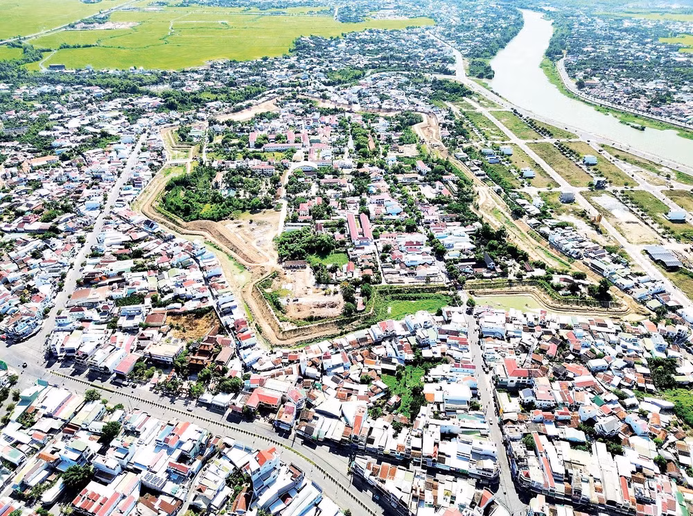 Một góc Diên Khánh nhìn từ trên cao.