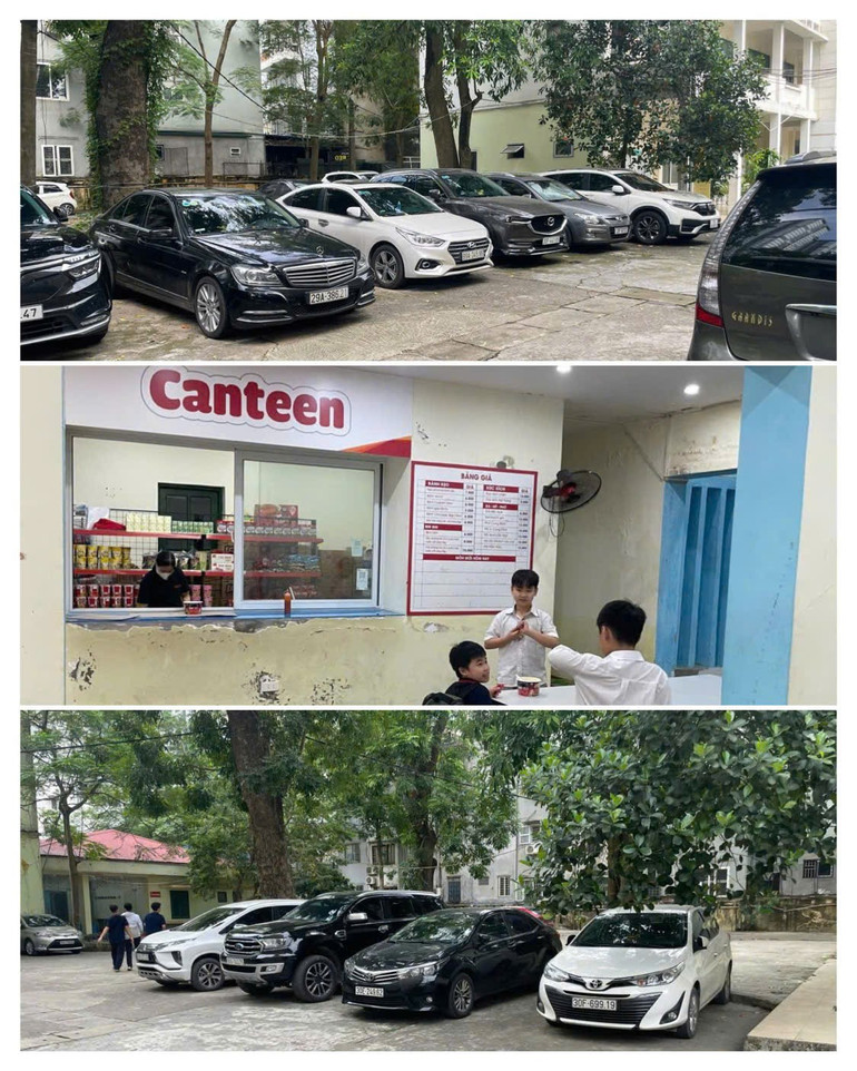 Trường TH, THCS, THPT Khương Hạ cho doanh nghiệp thuê phòng và thu từ dịch vụ trông giữ ô-tô với tổng số tiền thu được trong 3 năm là 1.825.000.000 đồng không đúng quy định. oto.jpg