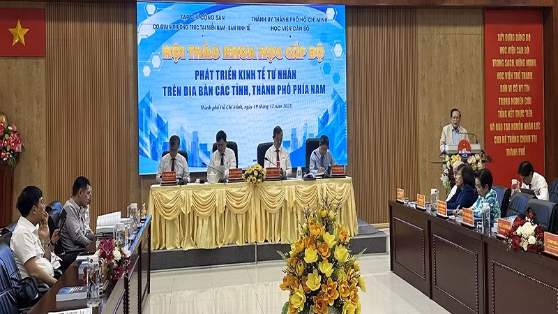 Một góc quang cảnh hội thảo.