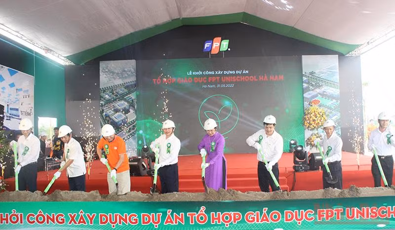 Tập đoàn FPT khởi công khu tổ hợp giáo dục Unischool Hà Nam -0