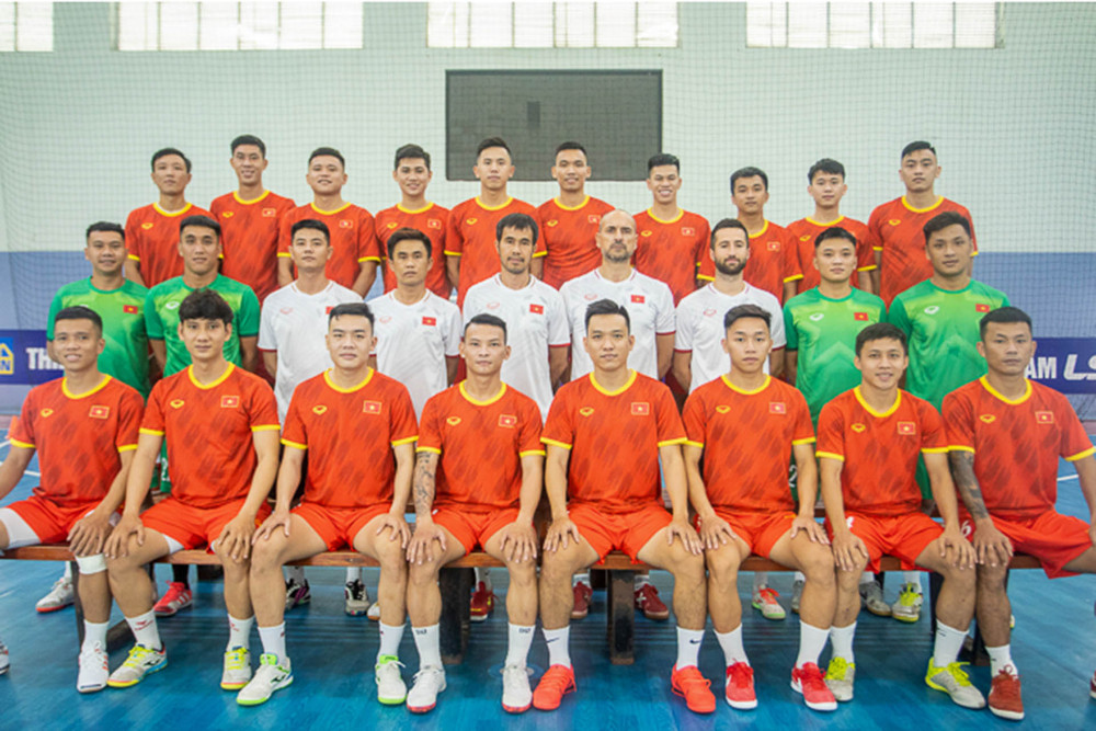 ĐT futsal Việt Nam tập trung tham dự giải Đông Nam Á và châu Á 2022. (Ảnh: VFF)