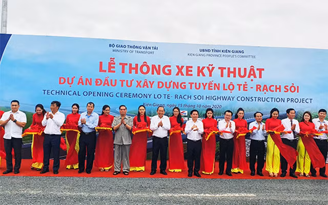 Thông xe kỹ thuật tuyến đường Lộ Tẻ - Rạch Sỏi -0
