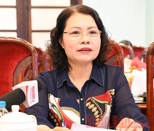 Bà Đinh Mai Hạnh. Hơn 18,1 triệu học sinh, sinh viên tham gia bảo hiểm y tế -0