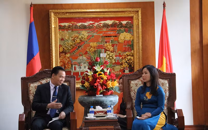 Lào chúc mừng 91 năm Ngày thành lập Đảng Cộng sản Việt Nam -0