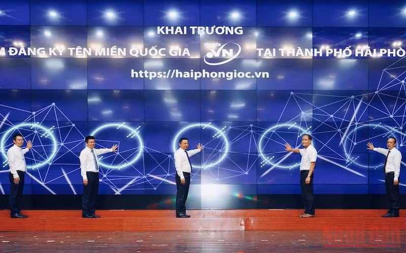 Khai trương Cổng đăng ký tiên miền quốc gia “.vn” thành phố Hải Phòng