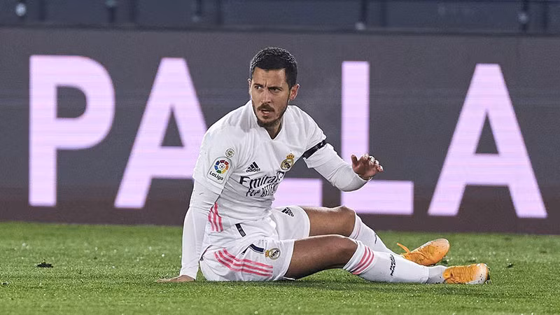 Kể từ khi gia nhập Real, Eden Hazard đã chín lần chấn thương, nghỉ tổng cộng 273 ngày. (Nguồn: Getty Images)