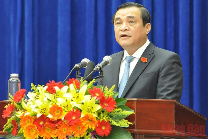 Đồng chí Phan Việt Cường phát biểu tại kỳ họp. Quảng Nam loại ra khỏi quy hoạch dự án thủy điện Đăk Pring 2 -0